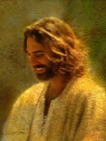 Jesus smiling
